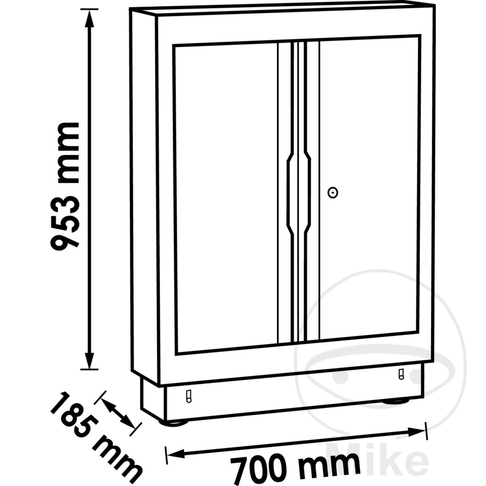 Armoire d'établi support 700 mm Vigor avec lames - vue 2