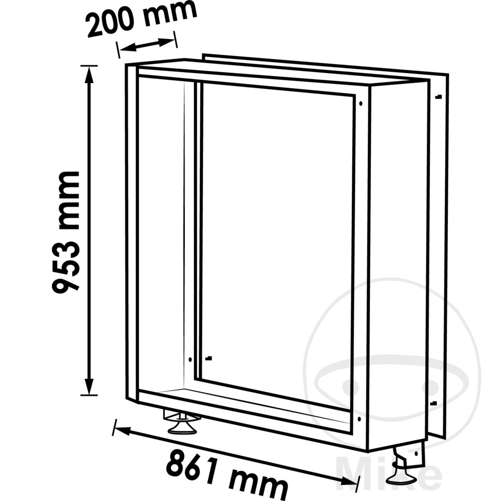 Armoire Vigor 861 mm - vue 2