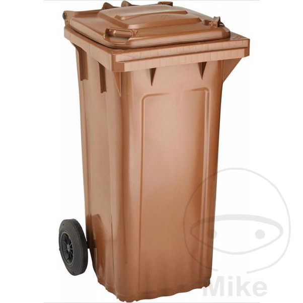 Poubelle EDE 120L plastique marron