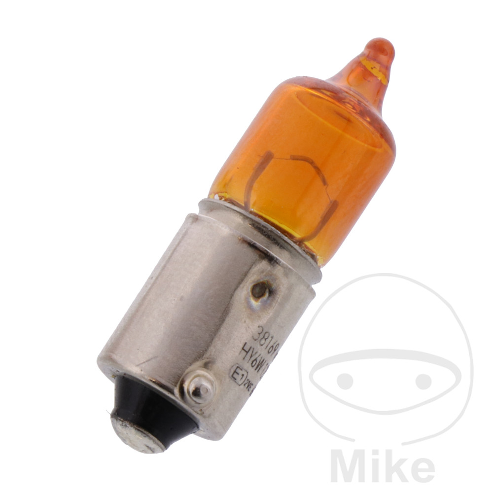 Ampoule 12V HY6W BAZ9S jaune JMP (10 pièces) - vue 2