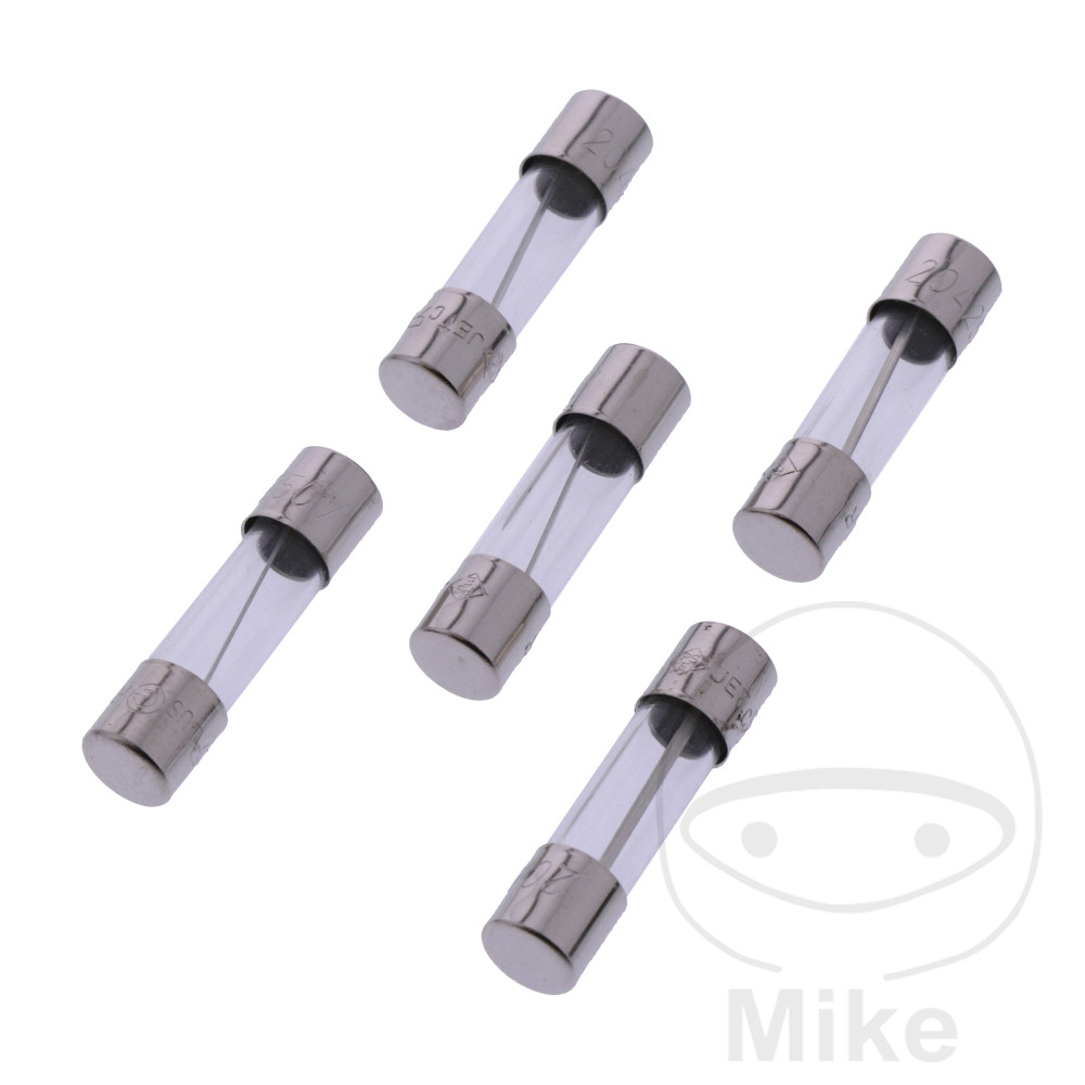 Fusible en verre 25 mm 20A JMP - Lot de 5 pièces - vue 3