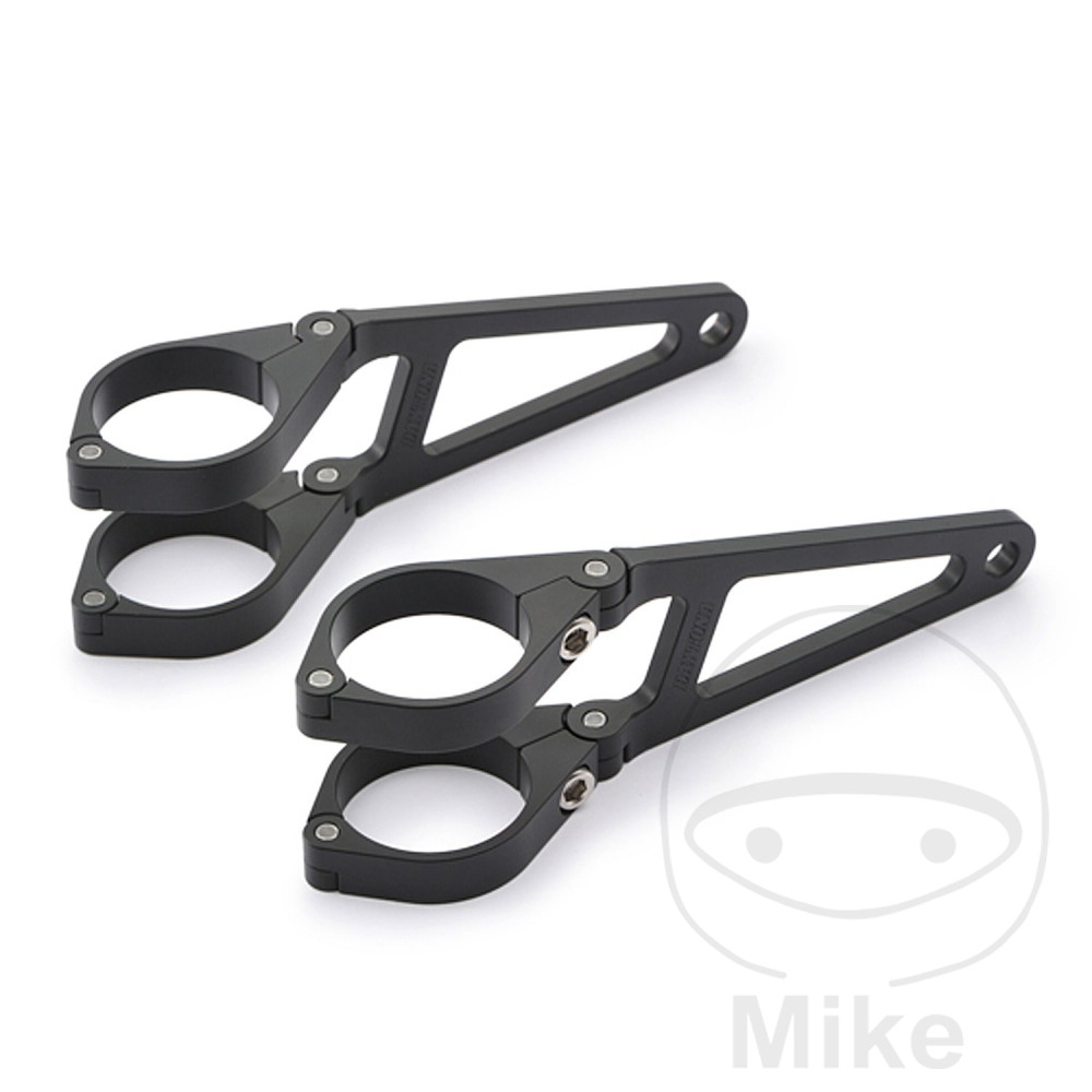 Support de phare Daytona aluminium noir 39 mm