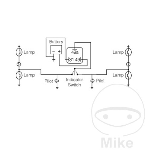 Clignotant relais électrique JMP 12V 3 broches - vue 2