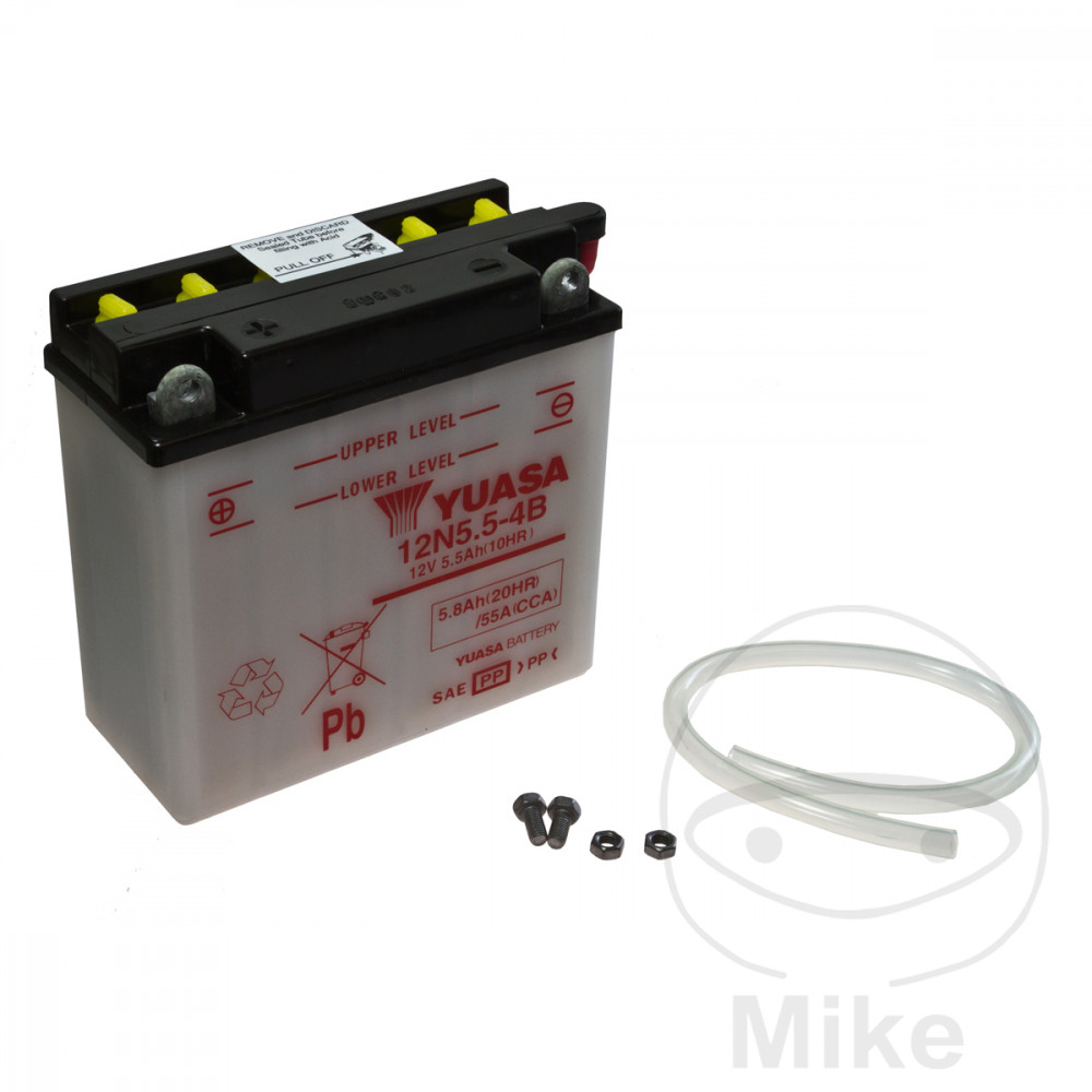 Batterie moto 12N5.5-4B Yuasa - vue 2