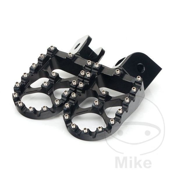 Jeu de Repose-Pieds Noir Accossato Motocross