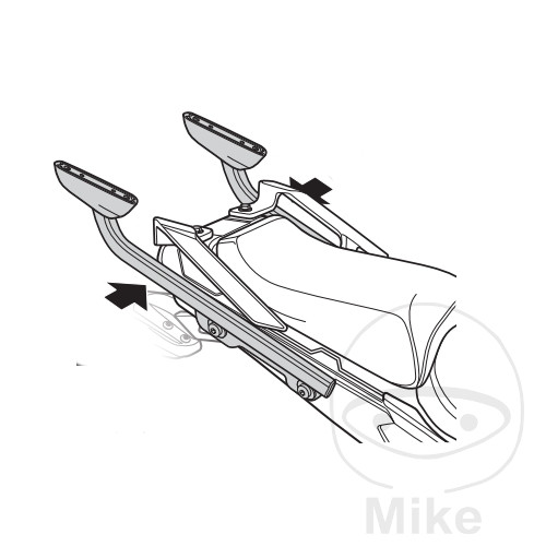 Support de Top Case SHAD - vue 5