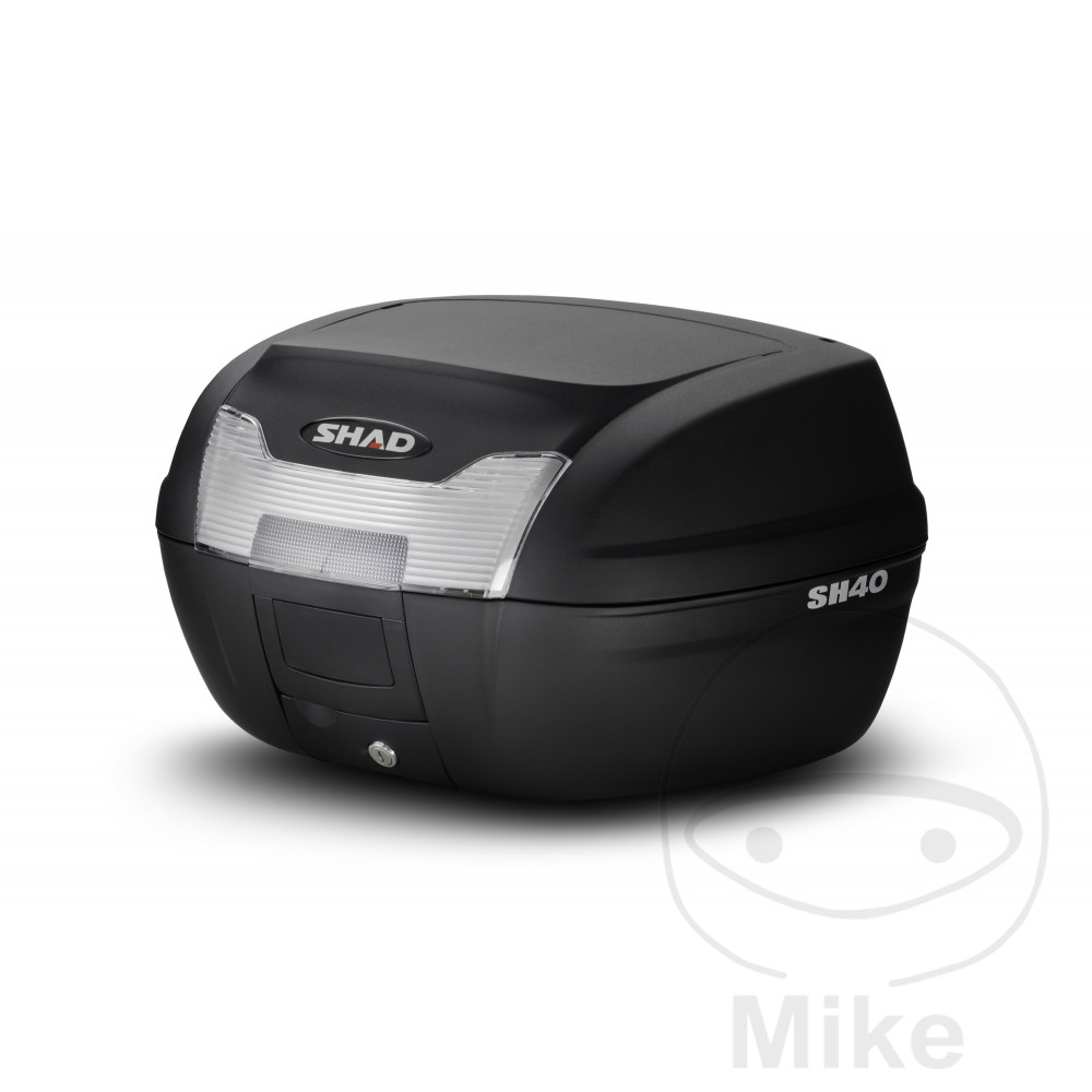 Topcase Noir 40 Litres Shad SH40 avec plaque de support - vue 3