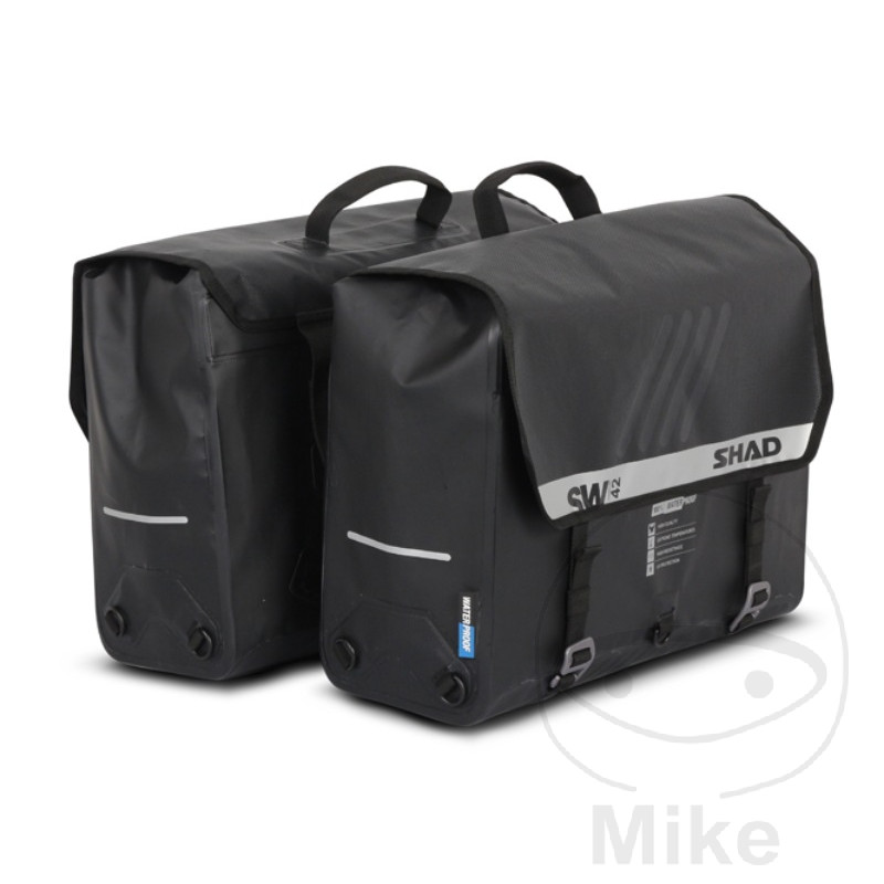 Sacoche de selle noire 2X25L Shad - vue 3