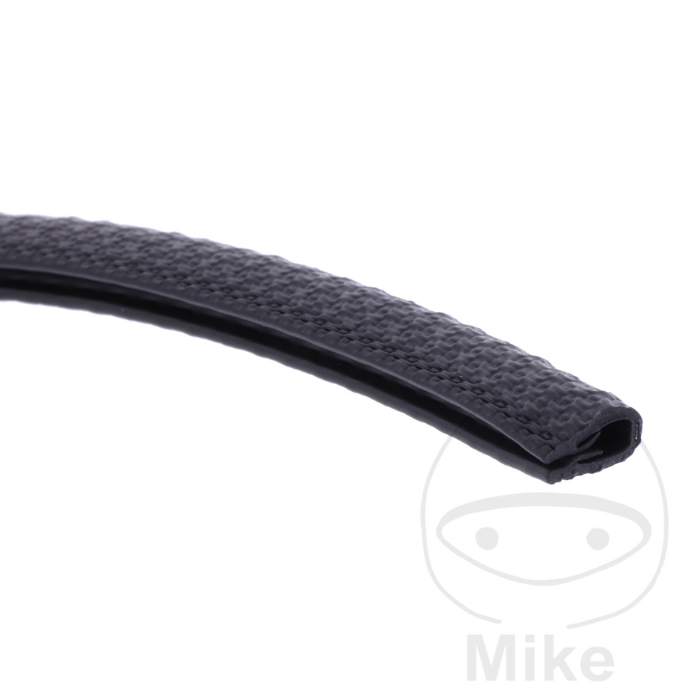 Protection de bord flexible noir 1 mètre 9,5 mm pour profil 1-2 mm