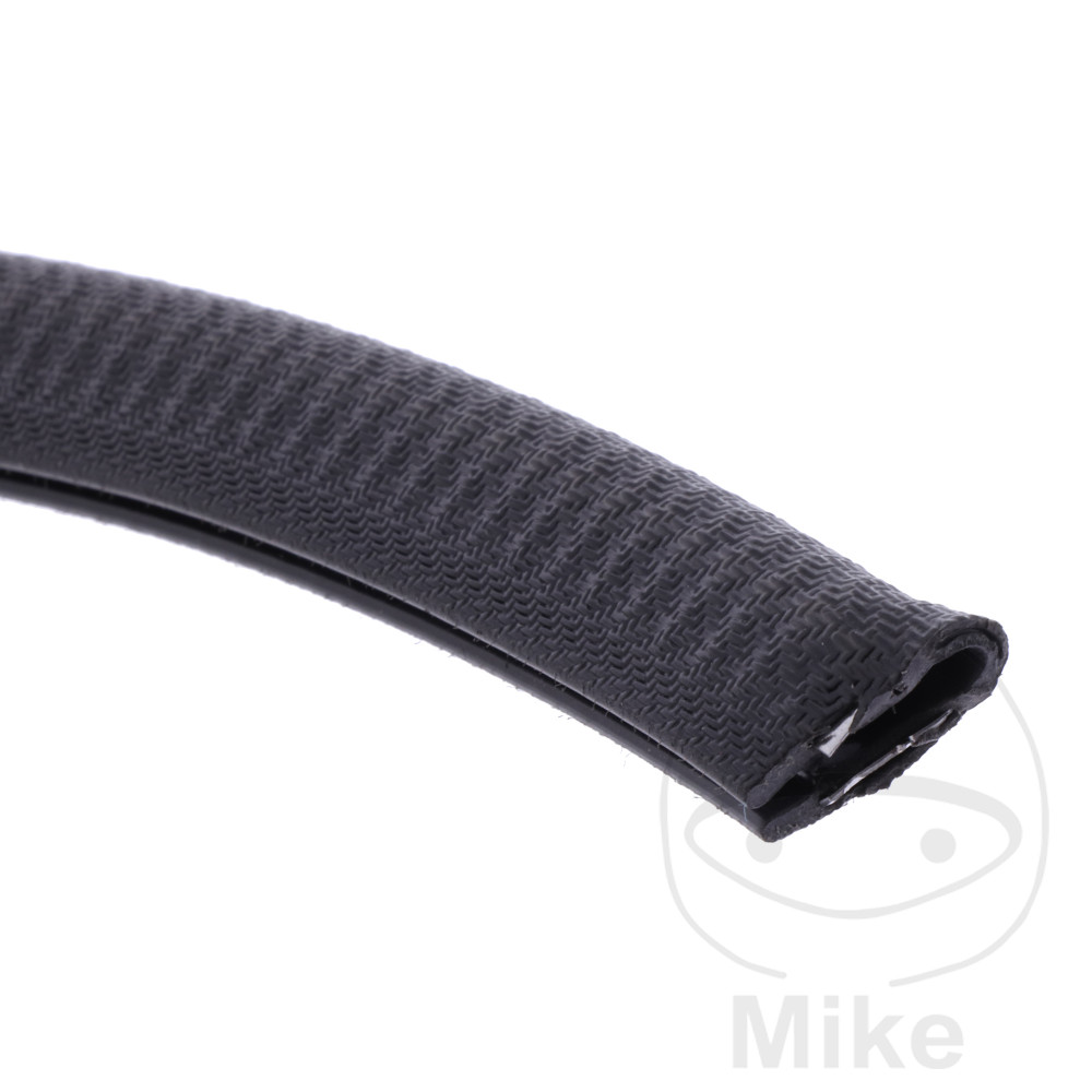 Protection de bord flexible noir 2 mètre 17 mm Pour Profil 1-4 mm