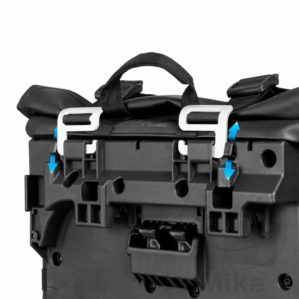 Sacoche de selle noire 2x30L Shad TR50 - vue 3