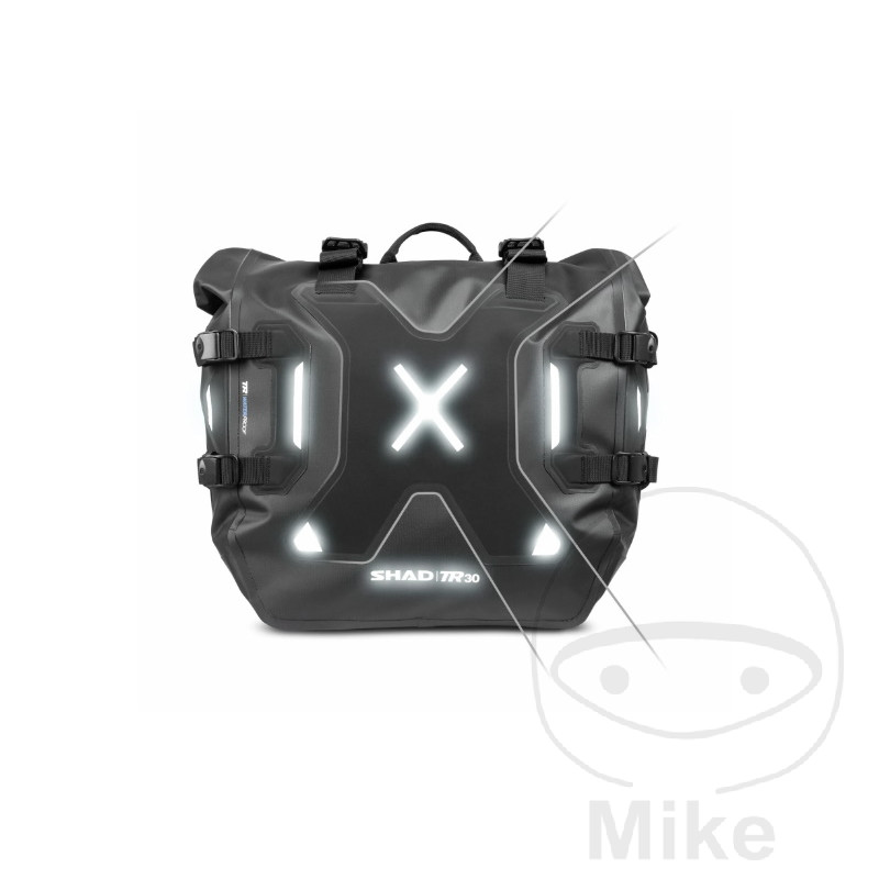 Sacoche de selle noire 2x30L Shad TR50 - vue 5
