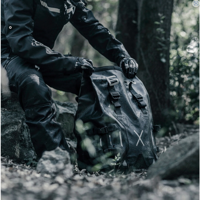 Sacoche de selle noire 2x30L Shad TR50 - vue 6