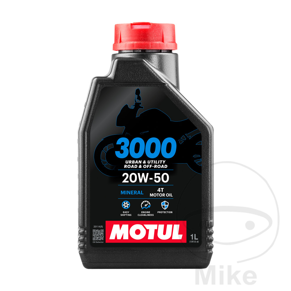 Huile Moteur Motul 3000 20W50 4T 1 L minéral - vue 2