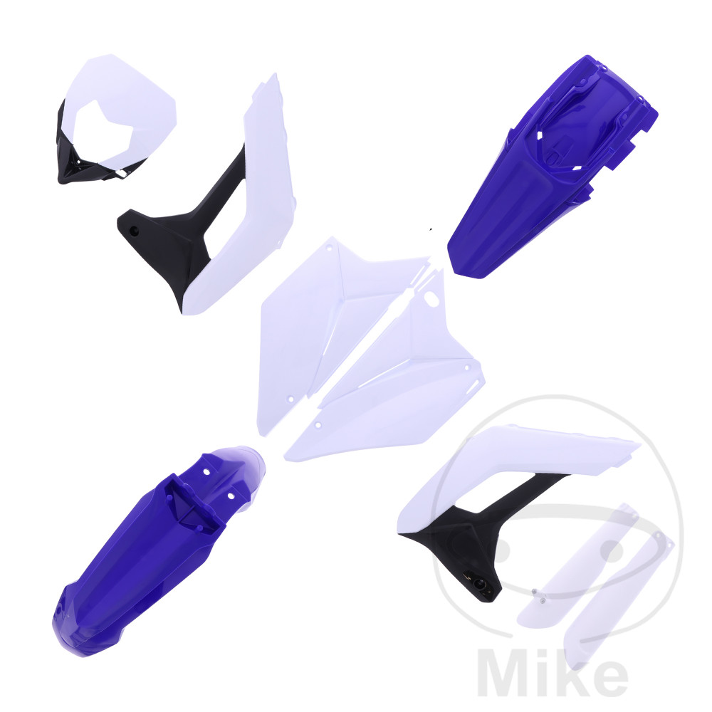 Kit plastiques complet Polisport bleu blanc noir
