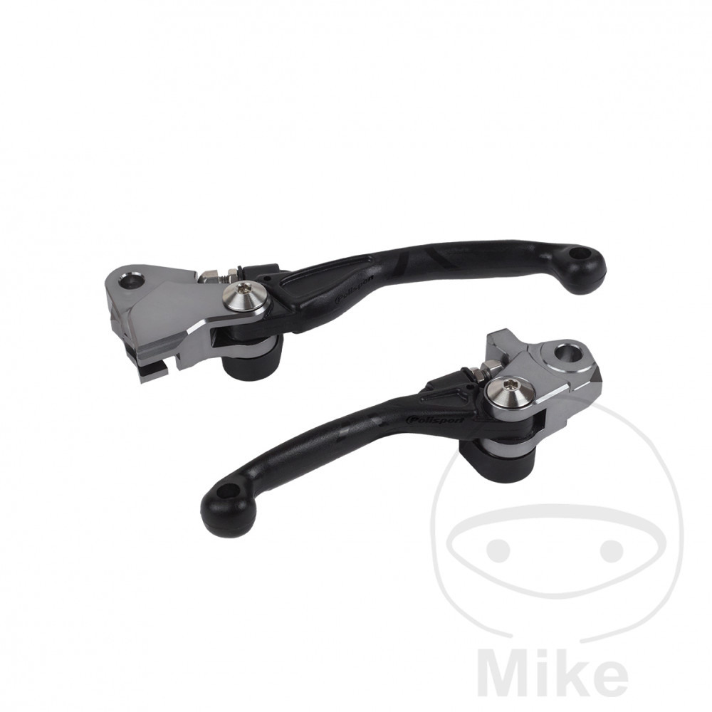 Jeux leviers frein/embrayage POLISPORT PIVOT noirs incassables