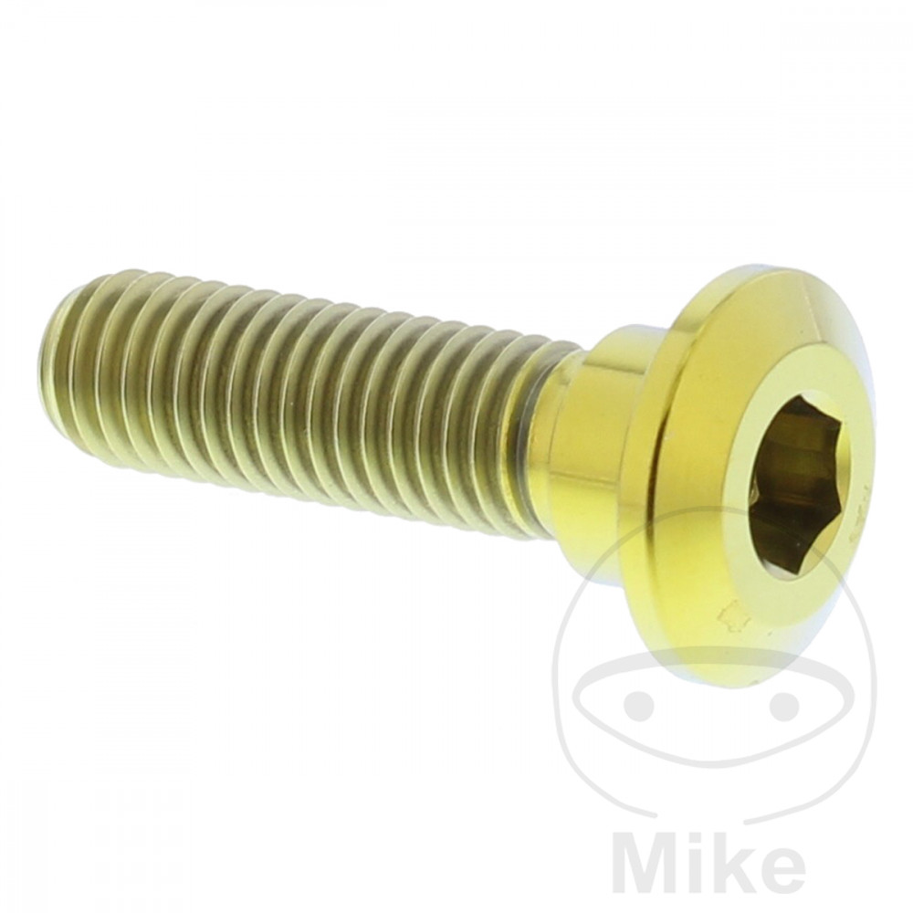 Vis de Disque de Frein JMP Bolt M8X1.25 mm 30 mm Titane Or