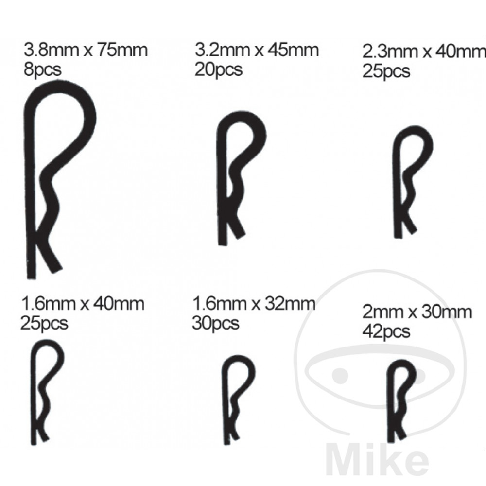 Assortiment de goupilles JMP 150 pièces - vue 2