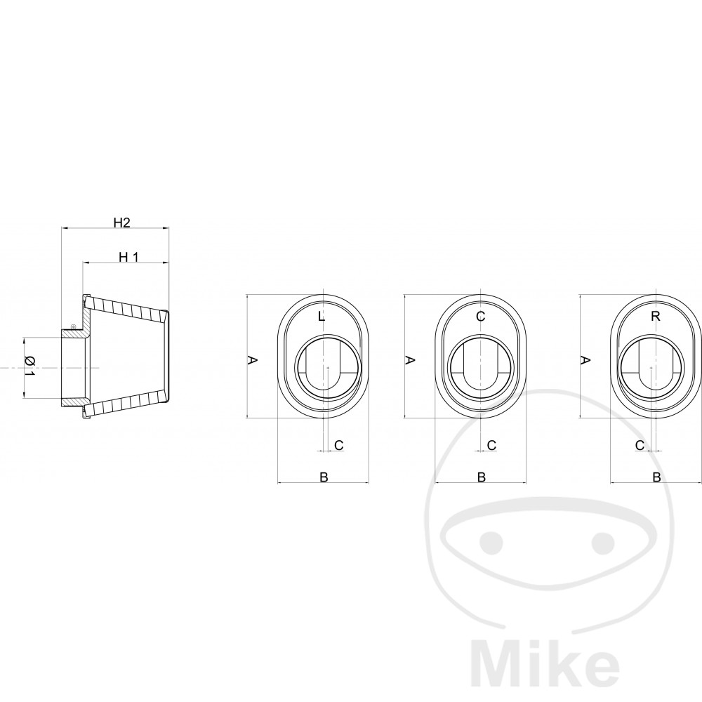 Filtre à Air Universel BMC 7235864 - vue 2