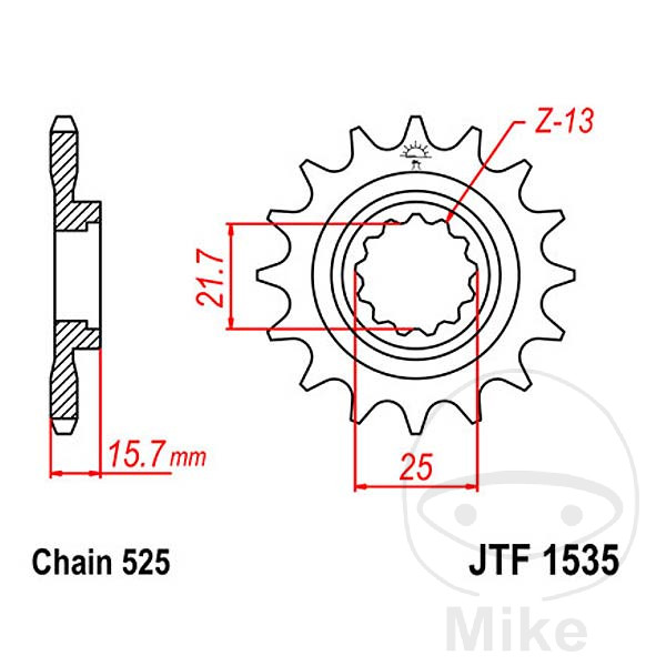 Pignon avant JT SPROCKETS