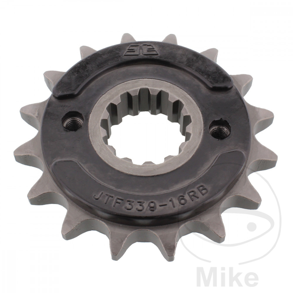Pignon JT Sprockets 16Z PAS 530 caoutchouté diamètre intérieur 26/30