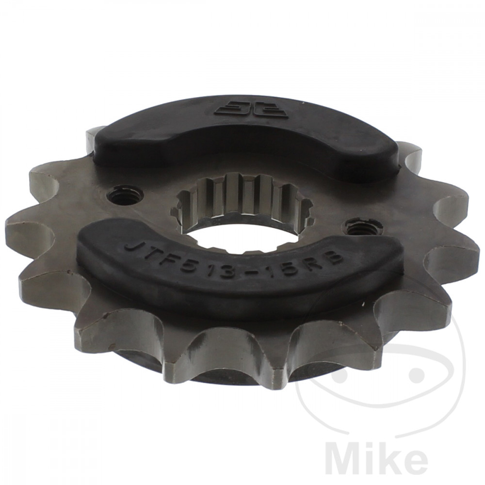 Pignon 15Z pas 530 caoutchouté JT Sprockets diamètre intérieur 21,6/25