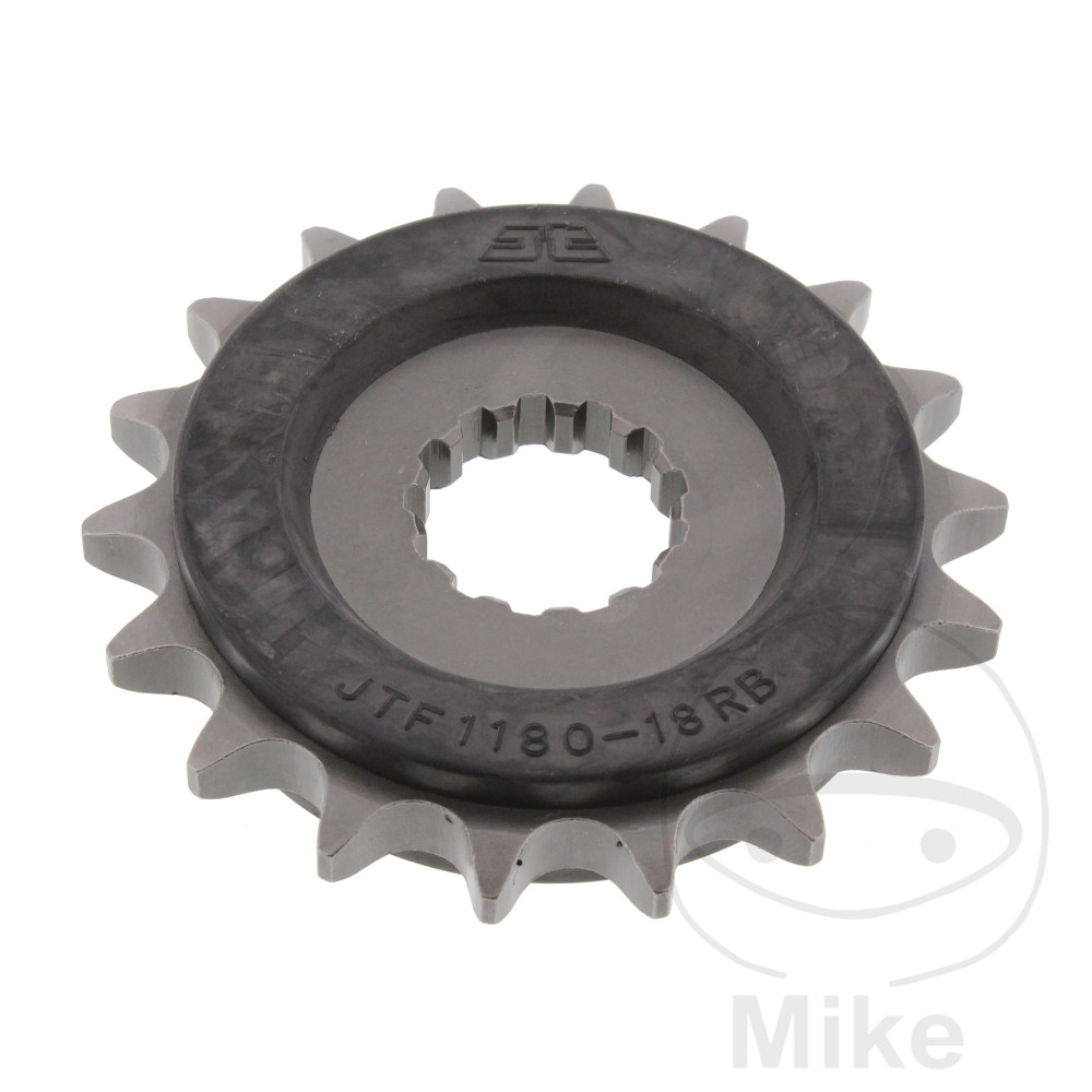 Pignon JT Sprockets 18Z PAS 530 Caoutchouté Diamètre intérieur 26/30