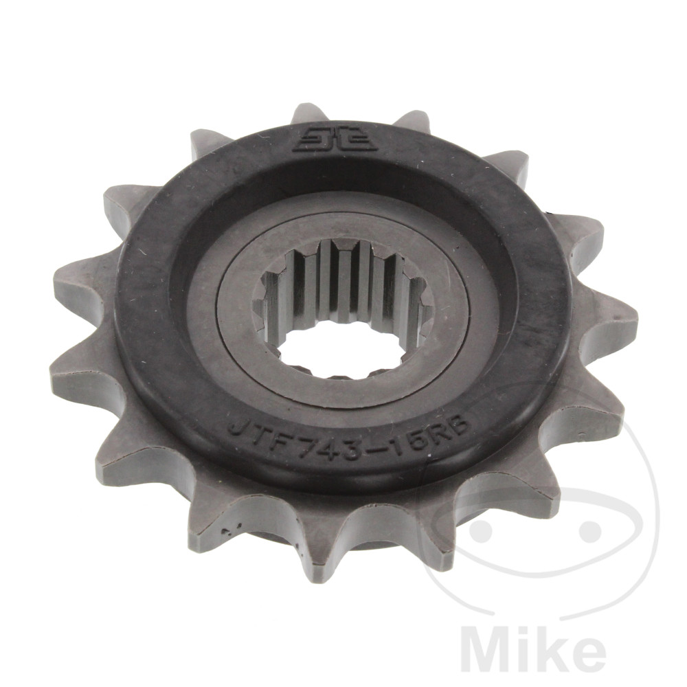 Pignon 15Z pas 530 caoutchouté diamètre intérieur 22/25 JT Sprockets