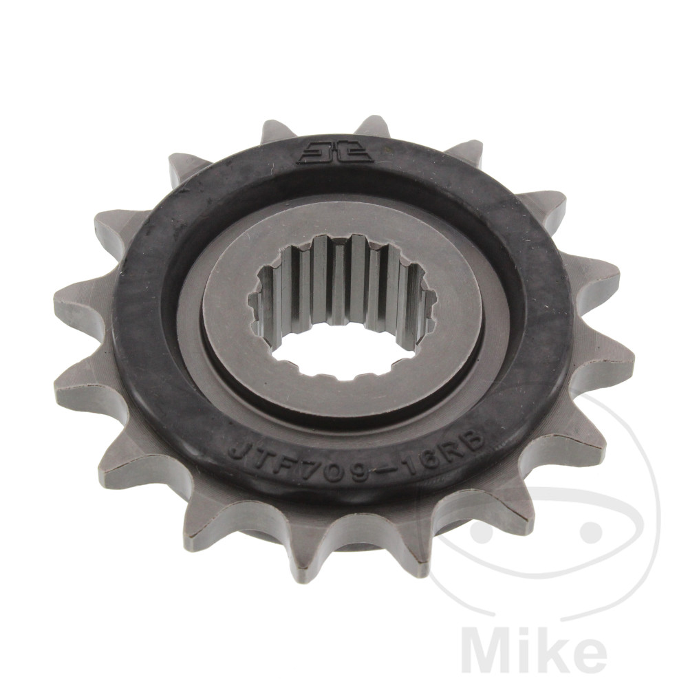 Pignon JT Sprockets 16Z pas 525 caoutchouté diamètre intérieur 25/28