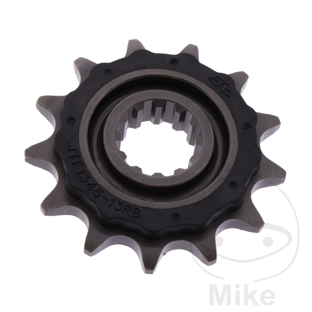 Pignon JT Sprockets 13Z pas 520 caoutchouté diamètre intérieur 20/23,5