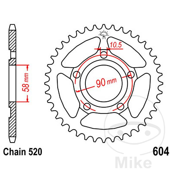 Couronne en acier JT SPROCKETS