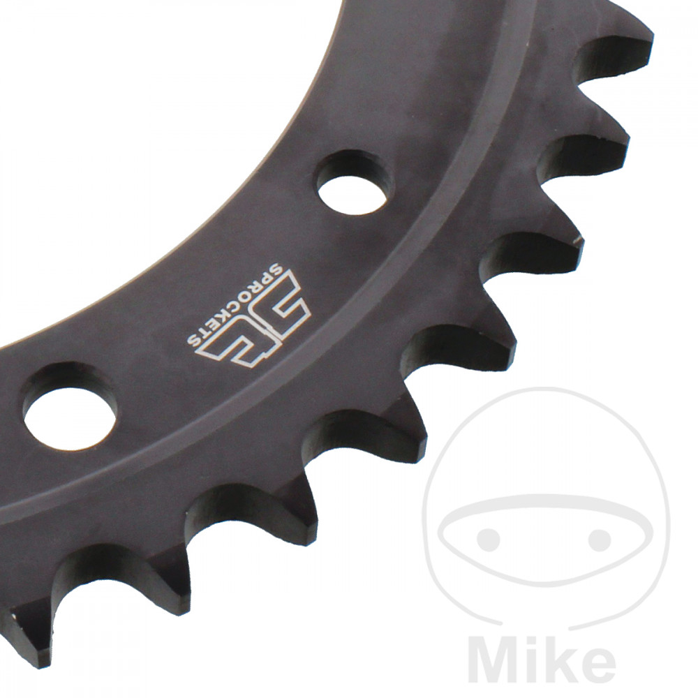Couronne JT Sprockets 44Z PAS 530 Noir Diamètre Intérieur 154 Entraxe Fixation - vue 2