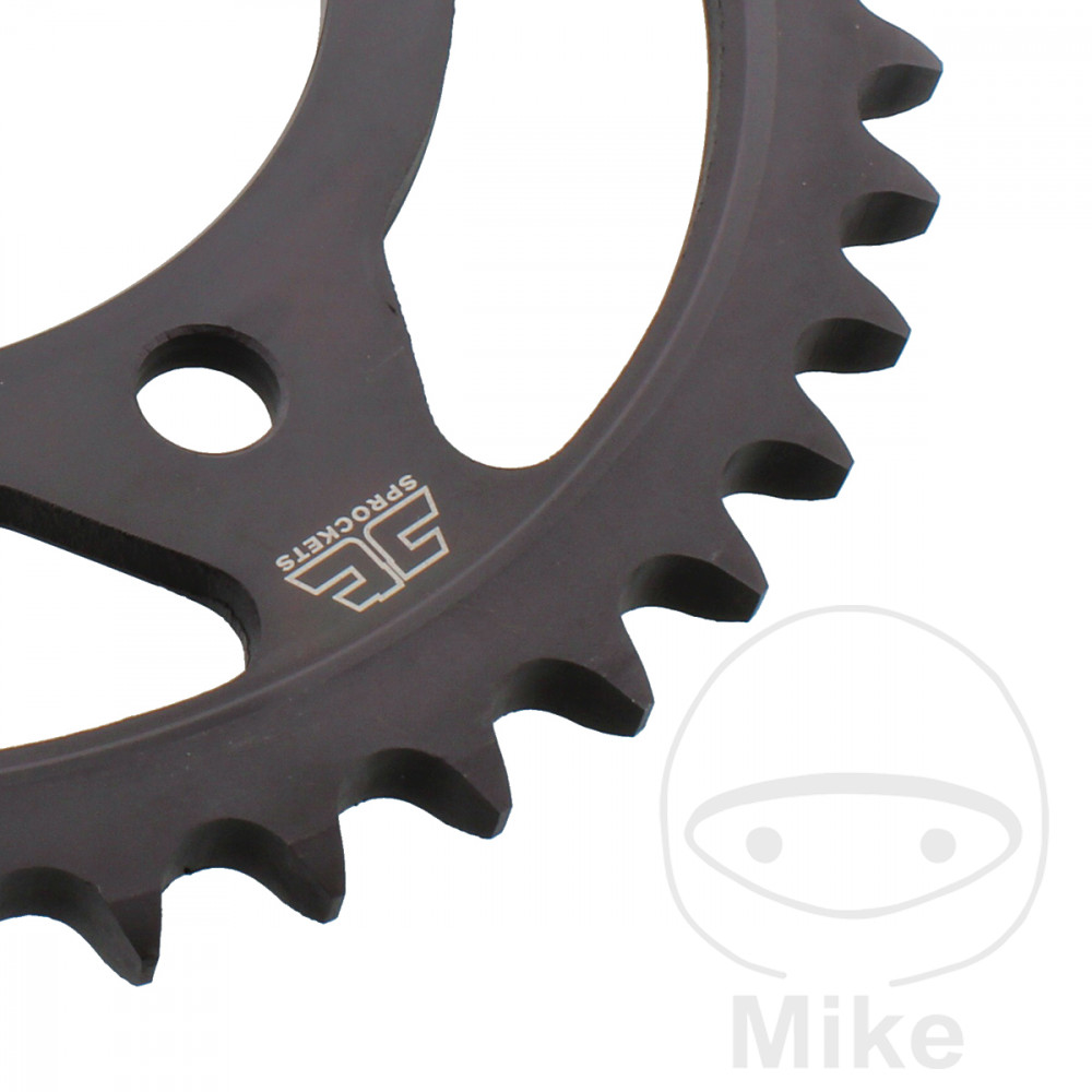 Couronne JT Sprockets 44Z PAS 530 Noir Diamètre Intérieur 112 Entraxe Fixation - vue 2