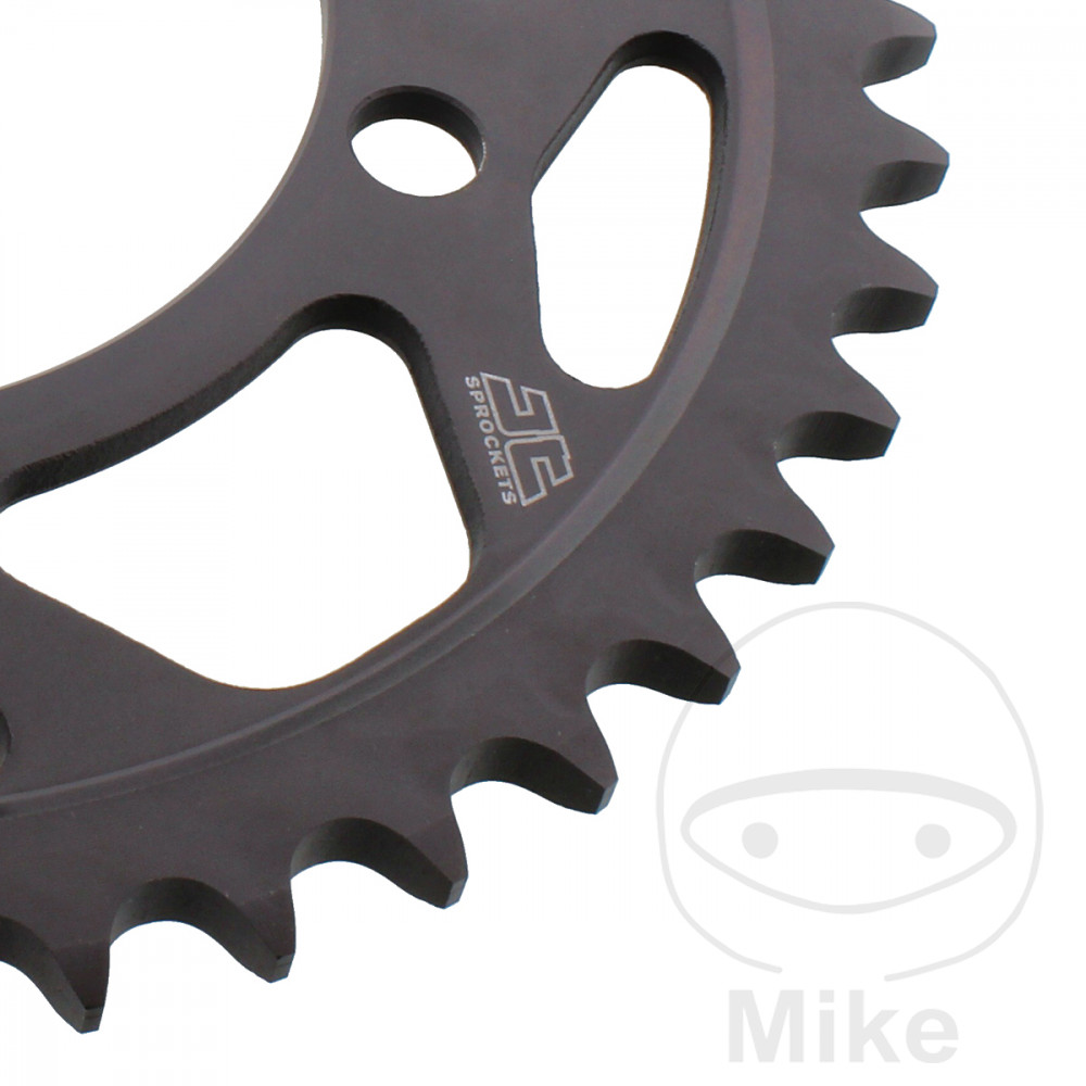 Couronne JT Sprockets 44Z PAS 525 Noir Diamètre Intérieur 110 Entraxe Fixation - vue 2