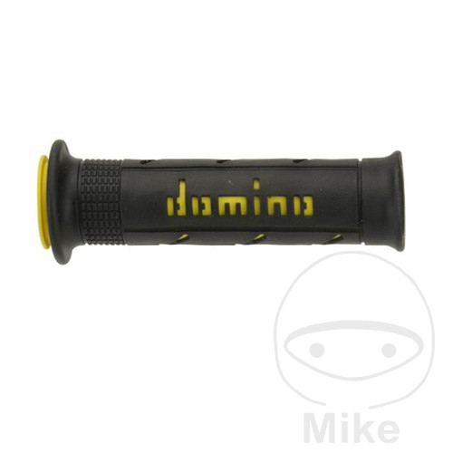 Caoutchouc de poignée Domino A250 noir/jaune diamètre 22 mm longueur 126 mm ouvert - vue 2