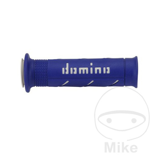 Caoutchouc de Poignée Domino A250 Bleu/Blanc Diamètre 22 mm Longueur 126 mm Ouvert - vue 2