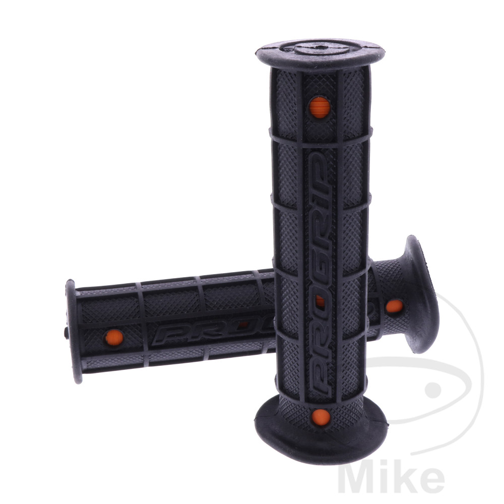 Caoutchouc de poignée ProGrip 725 ATV noir/orange diamètre 22 mm longueur 125 mm fermé - vue 2