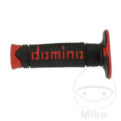 Caoutchouc de poignée Domino A260 noir/rouge diamètre 22 mm longueur 120 mm - vue 2