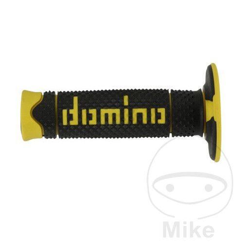 Caoutchouc de poignée Domino A260 noir/jaune diamètre 22 mm longueur 120 mm fermé - vue 2