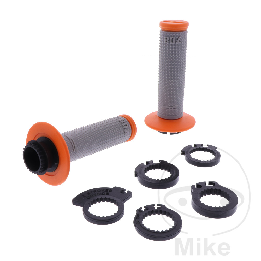 Caoutchouc de poignée ProGrip 708 orange/gris Diamètre 22/25 mm Longueur 125 mm - vue 2