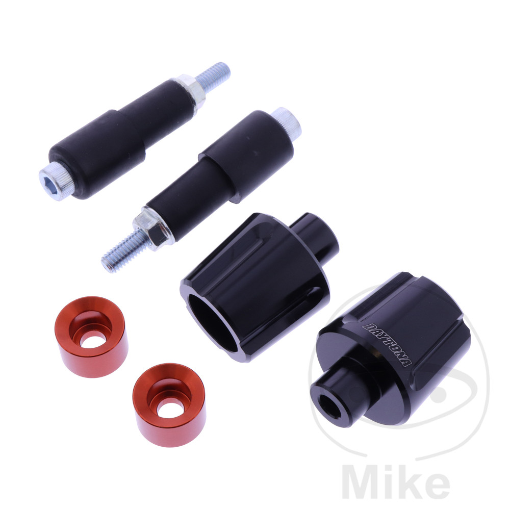 Embouts de guidon Daytona aluminium Noir/Or 14-19 mm - vue 4