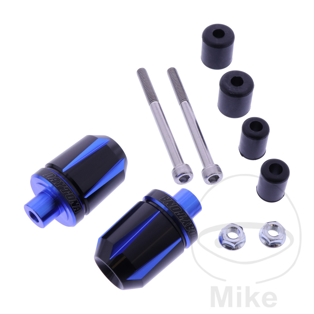 Embouts de guidon Daytona AL Daytona Noir/Bleu 14-19 mm - vue 4