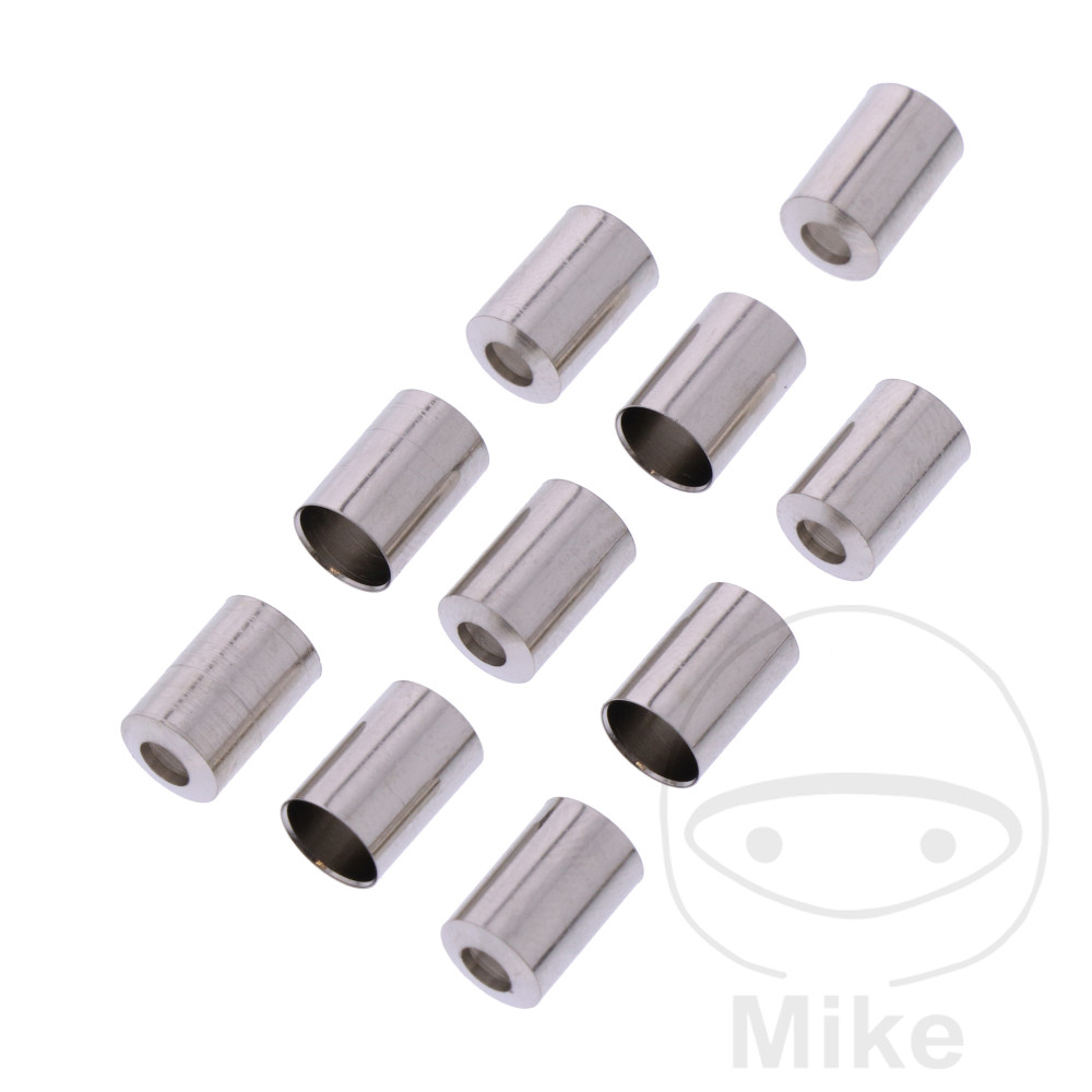 Manchon de terminaison JMP 3,0 mm - Longueur 9 mm - Perçage 3 mm (lot de 10) - vue 2