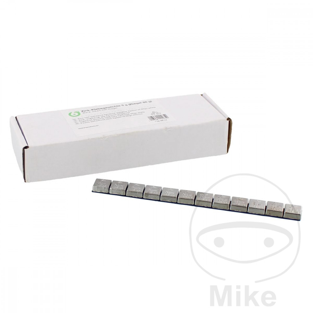Poids adhésif barre de zinc 60 g 6ON bandes 20 x 60 g chrome - vue 2