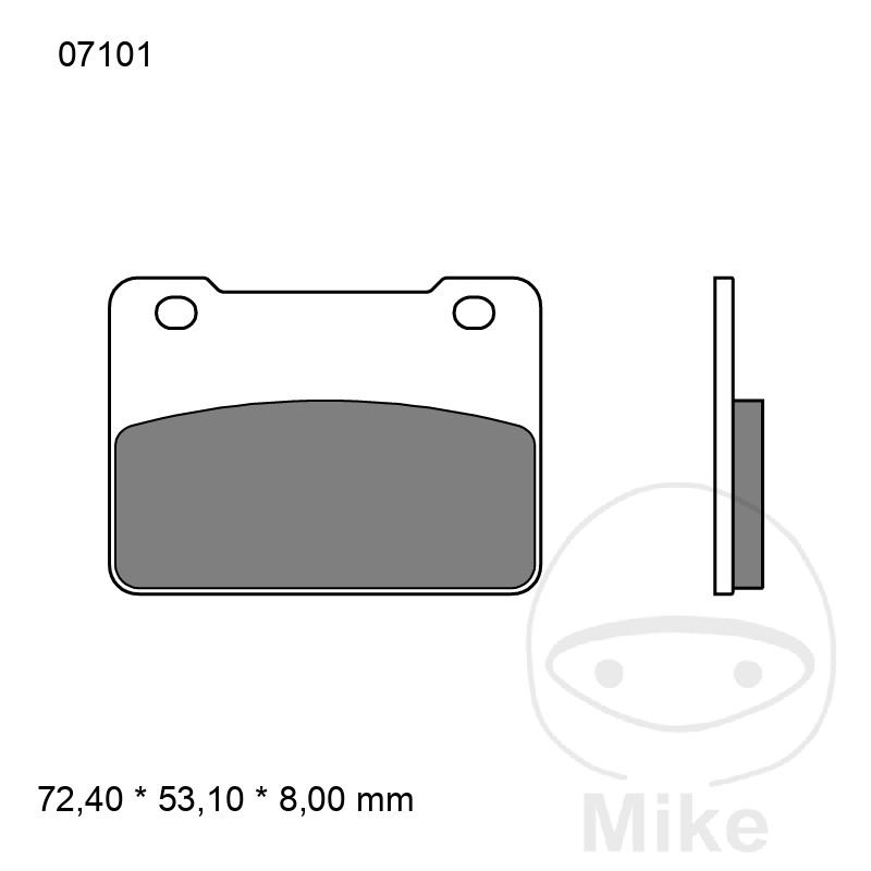 Plaquettes de frein Brembo 7370032 - vue 2