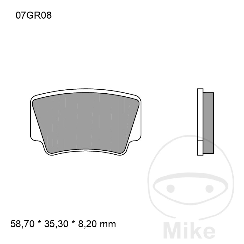 Plaquettes de frein avant Brembo Sinter SD 7323199 - vue 2