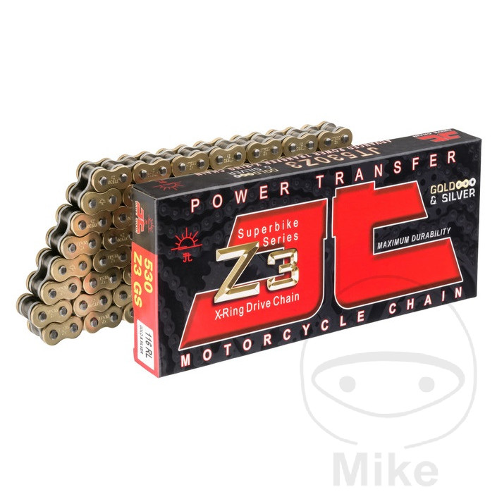 Chaîne JT X-ring GS530Z3/108 ouverte avec maillon à rivet
