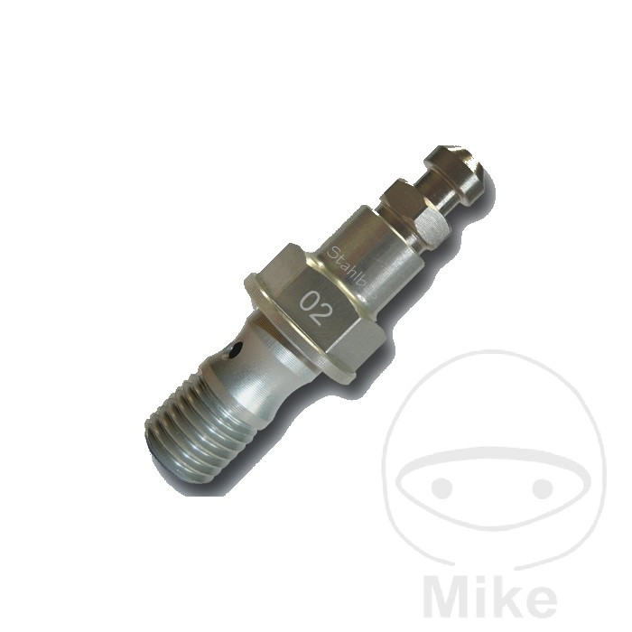 Vis Banjo Simple Stahlbus M10 x 1.25 19 mm avec nipple de purge - vue 2