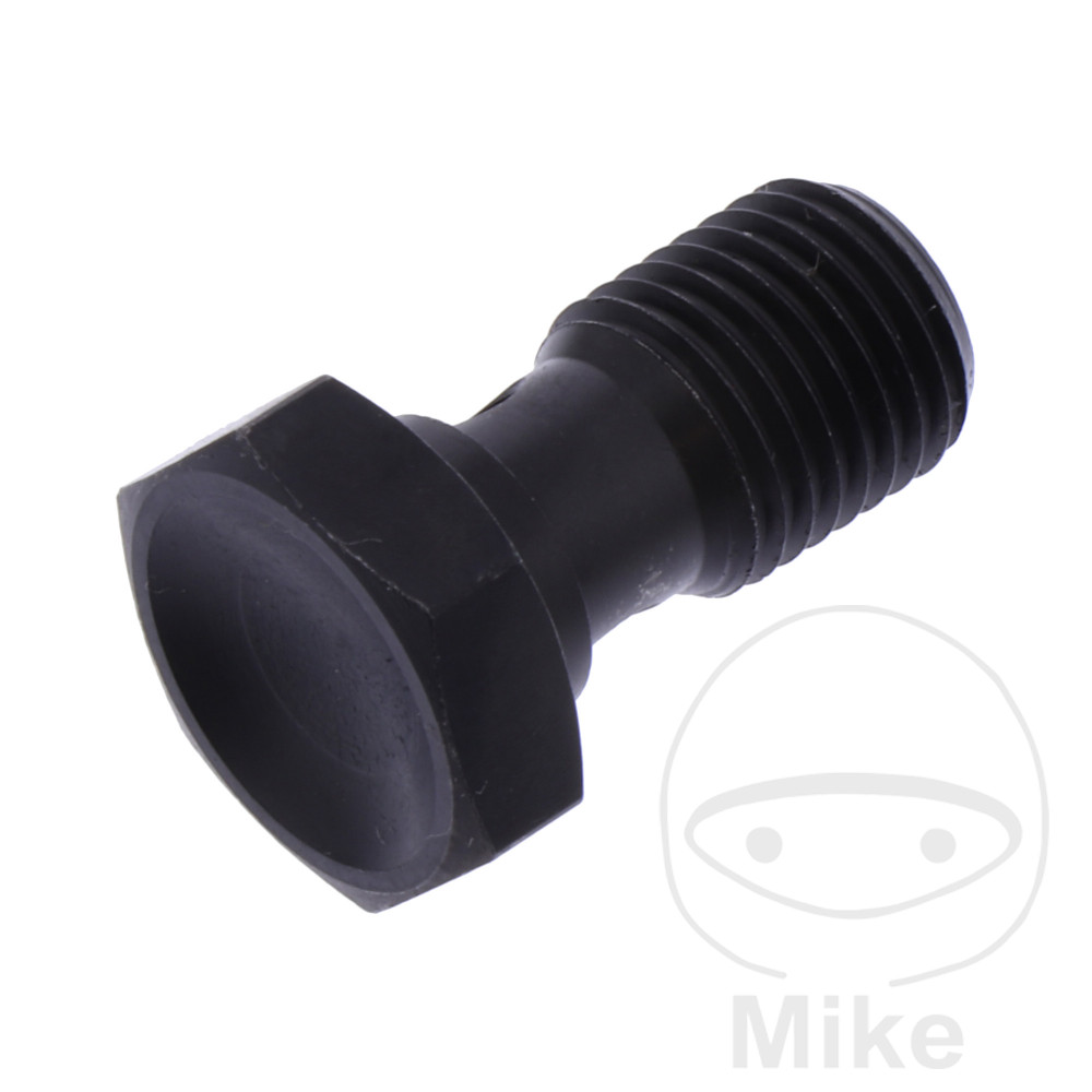 Vis banjo simple 3/8-24 acier inoxydable noir JMP