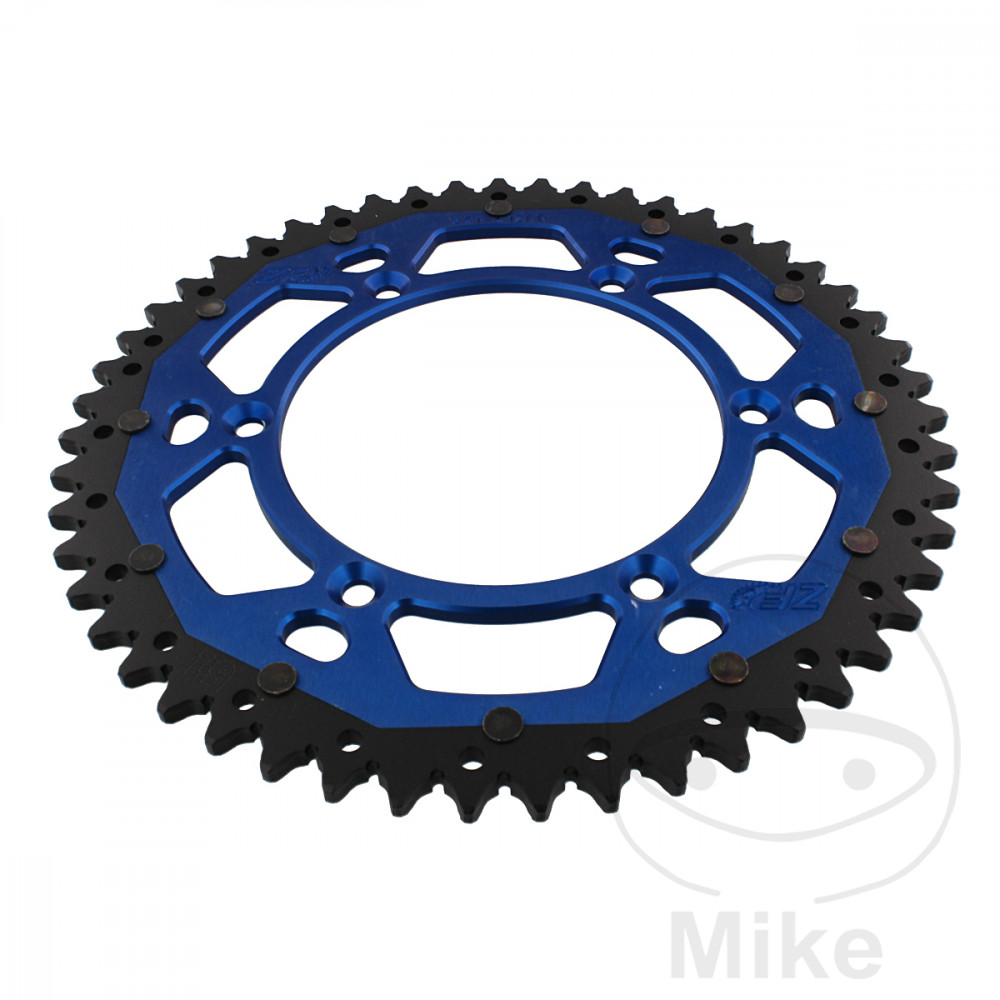 Couronne ZF Sprockets Dual 51 dents pas 520 bleu diamètre intérieur 130 entraxe 150